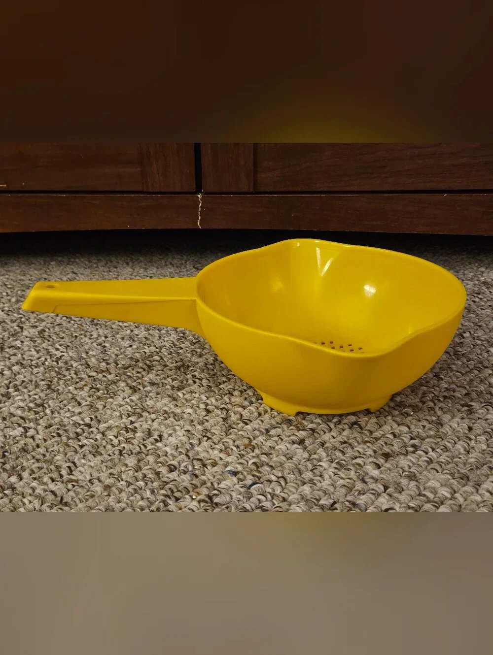 Tupperware Yellow Strainer 1200-7